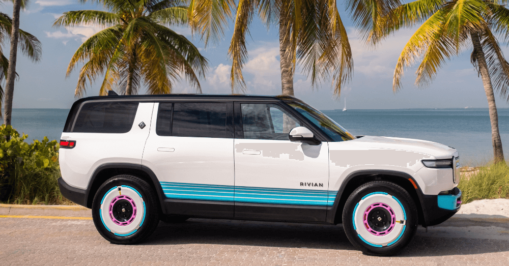 Miami Heat Meets Electric Power: Rivian’s R1S Gets a Vice-Inspired Makeover
