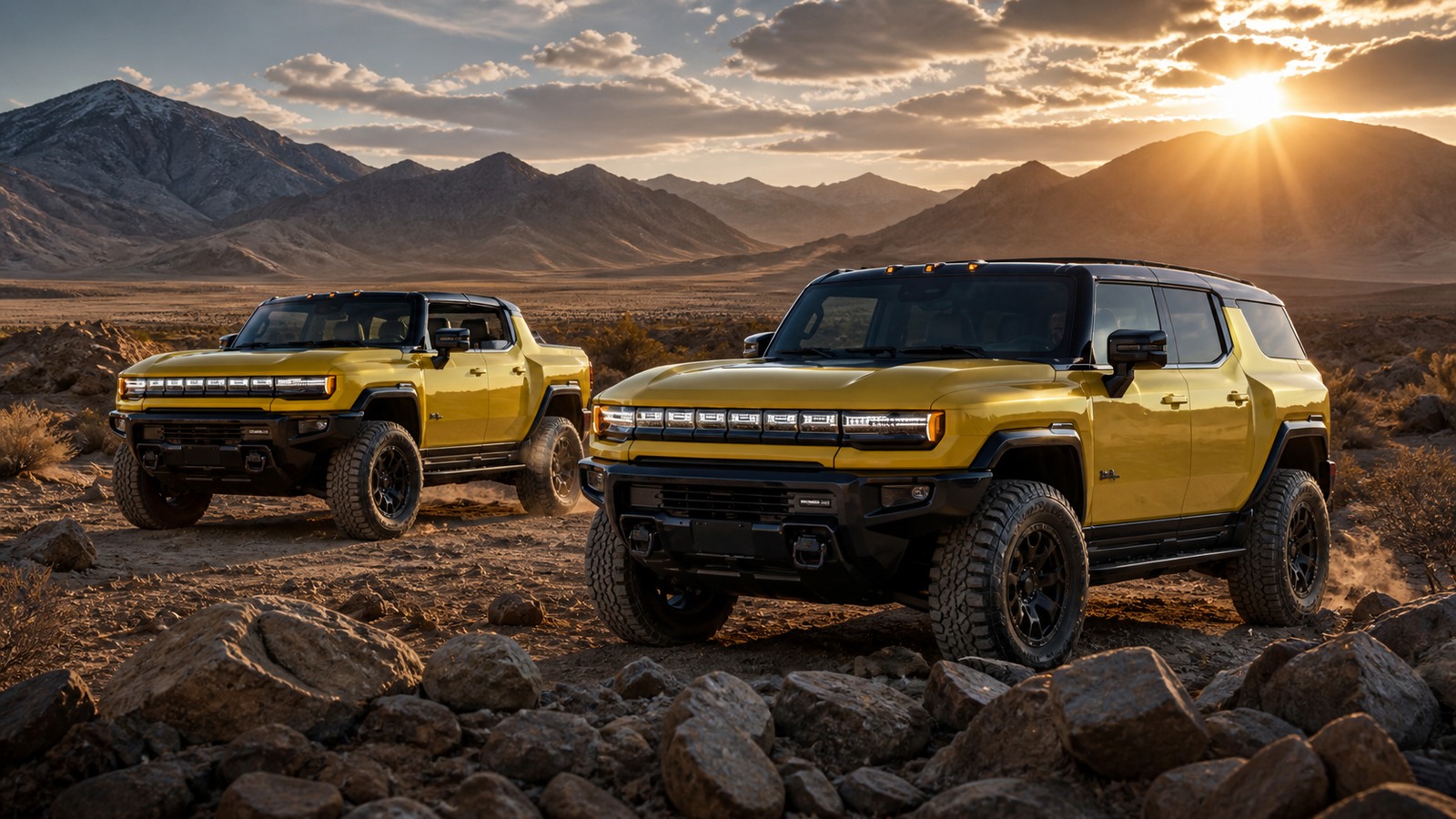 The Electric Hummer Puts On the Old H2’s Yellow Jacket